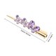 thumbnail image 2 of unbranded Barrette Con Cristal Y Clip Metálico Seguro Para Peinado Diario Y Eventos, 2 of 8