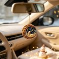 thumbnail image 4 of WKSCLPAI 9cm Round Quilled‑Paper Art Christmas Tree Hanging Ornament, Blue‑Golden Night Themed Xmas Hanging Decor, Style F, 4 of 7