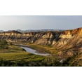 thumbnail image 2 of Haney, Chuck 32x22 Black Ornate Wood Framed with Double Matting Museum Art Print Titled - Red Cliffs above the Little Missouri River in the Little Missouri National Grasslands-North Dakota-, 2 of 4