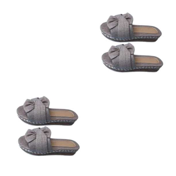Qarigey Zapatos de plataforma Sandalias de playa planas Zapatillas de ocio de moda Sandalias Diapositivas de moda femenina Calzado de interior Type2 NO2