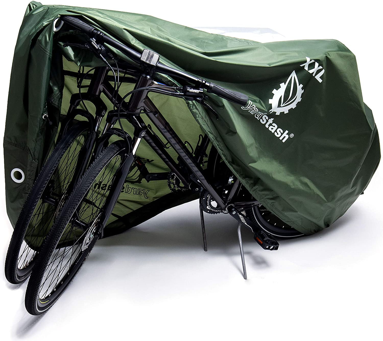 MarLine Bike Cover Outdoor Waterproof Bicycle Cover Dust Snow Proof with Lock Hole and Reflective Straps