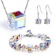 thumbnail image 1 of Pulsera de cristal para mujer con pendientes, pulseras de piedra natal para adolescentes con exquisita caja de joyería, regalo de aniversario/día de San Valentín/cumpleaños para mujer mamá, 1 of 5