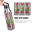 thumbnail image 4 of Yayeee 20oz Insulated Water Bottle Double Wall Stainless Steel with Flip Straw Lid, Black Striped Trees, 4 of 7