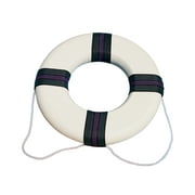 Swimline- Hydrotool 18" White Ring Buoy Float for Safety, Foam, Children & Adults