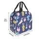 thumbnail image 3 of Easygdp Cartoon Rabbit Bolsa Térmica Premium - Tela Oxford Impermeable, Gran Capacidad, Bolsillo Frontal, Unisex para Trabajo, Escuela, Actividades al Aire Libre y Picnics, 3 of 8