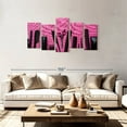thumbnail image 2 of Elephant Stock Hairdressing Tools Wall Art - Horizontal Multi Panel Canvas - Living Room Wall Decor - Fashion And Beauty Multi Panel - Black And Purple Decor - 74" x 37", 2 of 8