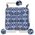 thumbnail image 3 of Classic Accessories  19 x 19 x 5 in. Thick Patio Chair Cushions, Ikat Island - Pack of 2, 3 of 6