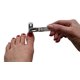 thumbnail image 4 of 2 Pieces Swivel Nail Scissors Thick Stainless Steel Nail Scissors Ingrown Nail Scissors Hard Nail Scissors Senior Adult Deluxe Heavy Duty Stainless Steel Large Small (Silver), 4 of 5