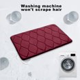 thumbnail image 7 of Non-Slip Absorbent Carpet Floor Mat | Machine Washable Microfiber | 40x60cm Bathroom Kitchen Living Room Bedroom Mat | Red Gray Brown Green, 7 of 7