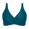 thumbnail image 1 of MIASHUI Plus Size Swimwear Tops for Women with Underwire Full Coverage and Adjustable Tie Back Design Navy,XL, 1 of 6