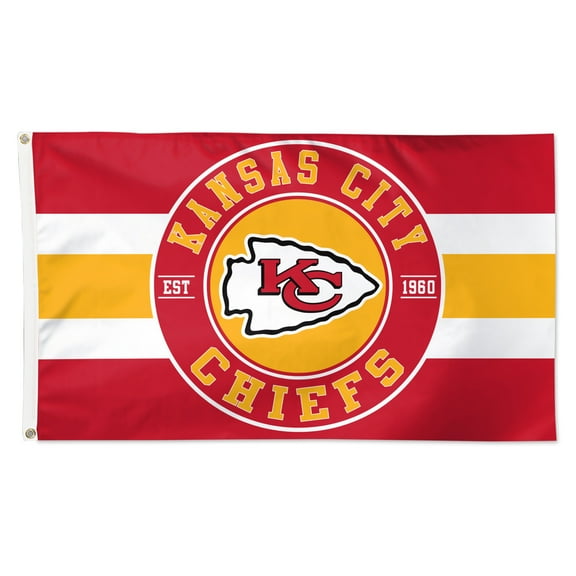NFL Kansas City Chiefs Vintage 3' x 5' Deluxe Flag
