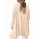 thumbnail image 5 of Conjuntos de Dos Piezas para Mujer, Camisetas de Larga A Juego, Pantalones Anchos y Chándales, Ropa de Otoño. Albaricoque XXL, 5 of 10
