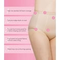 thumbnail image 5 of Exquisite Form 51070261A Control Top Slimming Body Shaper Panties, Medium Control, Lace, 2-Pack, 5 of 6