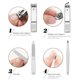 thumbnail image 5 of Juego de 23 piezas para cuidado de uñas y belleza, en acero inoxidable resistente y diseño ergonómico, ideal para uso profesional o en casa. Incluye estuche para fácil transporte y organización., 5 of 7