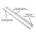 thumbnail image 3 of Hickory Hardware P1750-18-W-5B 18 in. Side Mount Drawer Slide, White - Pack of 5, 3 of 6