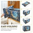 thumbnail image 2 of Yayeee Collapsible Cube Storage Bin with Lid Fabric Closet Decorative Basket with Handles, Crystal Moon, 2 of 7
