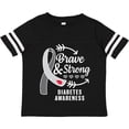 thumbnail image 3 of Inktastic Diabetes Awareness Brave and Strong Boys or Girls Toddler T-Shirt, 3 of 5