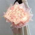 thumbnail image 5 of DIY Artificial Flowers,Handmade Spring Bouquet,52pcs Butterfly Bouquet with Lights,Artificial Flower Bouquet DIY Crafts Kit,Gift for Mom Teacher friend, 5 of 7