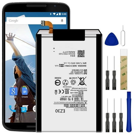 Replacement EZ30 Battery Tools For Motorola Nexus 6 XT1100 XT1103/Verizon Motorola Nexus 6 XT1103