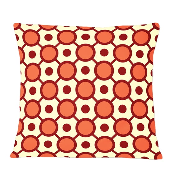 Designart Abstract Retro Geometrical Design IX' Mid-Century Modern Throw Pillow - 12x20