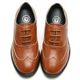 thumbnail image 6 of kkdom Boys Oxfords Shoes Flats School Uniform Dress Shoes Brown 2 Little Kid, 6 of 6