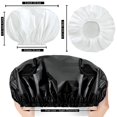thumbnail image 4 of Gorros de Ducha CHFONG Súper Jumbo Impermeables Paquete de 2, 4 of 9