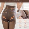 thumbnail image 3 of Dnzceghtig Medias cálidas con forro de lana para mujer Medias translúcidas Medias cálidas de invierno transparentes falsas Piernas perfectas, 3 of 5