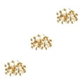 thumbnail image 2 of bedienty 100 Sets Ear Stud Tray Making Findings Earrings Stoppers Bottom Craft Hypoallergenic Earring Accessory Adults Using Gold Color/ 4mm 3Set, 2 of 6