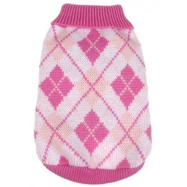 Pull Mode Côtelé Style Argyle pour Animaux