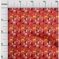 thumbnail image 1 of oneOone Cotton Poplin Twill Red Fabric Merry Christmas Craft Projects Decor Fabric Printed By The Yard 56 Inch Wide-H73, 1 of 1
