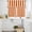 Burnt Orange, variant on Beige Striped Kitchen Curtains Sets for Windows 36 Inch Length, Modern Farmhouse Beige White Stripes Rod Pocket Window Treatments Tier Curtains and Valances Set for Bedroom/Bathroom