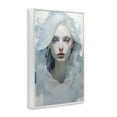 thumbnail image 4 of Stupell Industries Flowing Hair Visage Novelty Painting White Framed Art Print Wall Art, 16 x 24, 4 of 10