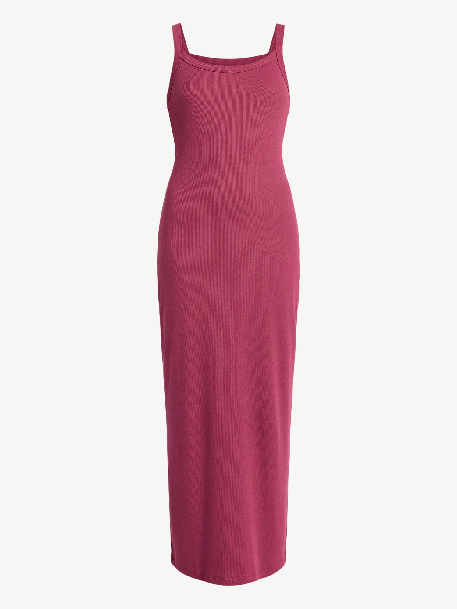 No Boundaries Long Scoop Neck Maxi Dress, Women’s Sizes XXS-XXL