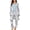 Blue-Floral, variant on Eternatastic Women's 3 Piece Knit Lounge Set Pajama Long Sleeve Cardigan Sleeveless Top Pants Sweatsuit Pjs Sets