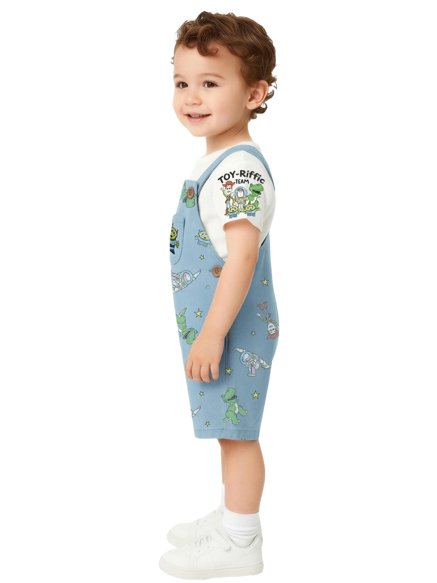 Disney Toy Story Baby Boy Shortall Set, Sizes 0/3 Months-24 Months