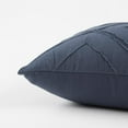 thumbnail image 2 of Rizzy Home Geometric 20" x 20" Poly Filled Pillow with Cotton/Flax Cover-Indigo, 2 of 2