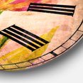 thumbnail image 3 of Designart 'Red Tulips' Traditional wall clock, 3 of 6