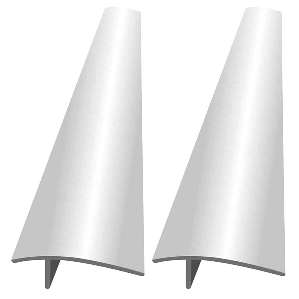 Silicone Stove Gap Covers, Flexible Oven Side Guards for Kitchen, White, 2 Pieces