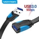thumbnail image 2 of Vention-Cable de extensión USB 3,0 2,0, Cable de datos macho a hembra para Smart TV, PC, SSD, 3,0, 2 of 5