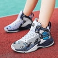 thumbnail image 4 of Zapatos De Baloncesto Para Niños Zapatillas De Deporte Transpirables Zapatos Deportivos Para Niños Y Niñas Yj8768-BlancoAzul-39 Sailing Electrónica, 4 of 5