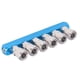 thumbnail image 5 of Colector de aire recto, bloque de distribución de aire G1/4, divisor de manguera de aire, colector de aire con conector de calidad superior, 5 of 12