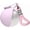 pink, variant on Dog Water Bottle Portable Stainless Steel Travel Bottle, 2 in 1 Dog Water Bottle with Foldable Silicone Bowl for Walking Hiking