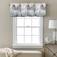 thumbnail image 3 of Watercolor Forest Kitchen Curtain Valances for Windows Farmhouse Short Curtains, Vintage Mountain Branches Tree Rod Pocket Valance Curtain for Bedroom Cafe Living Room 60"x18", 3 of 8