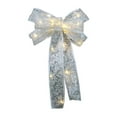 Bpyeka Christmas Decorations Luminous Warm Light Christmas Bow