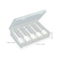 thumbnail image 2 of HONMEET 6 Pcs Porte-Monnaie Transparent avec Design Rond pour Solutions de Rangement de Pièces, 2 of 8