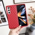 thumbnail image 2 of TECH CIRCLE For Galaxy Z Fold 4 Case, Stylish Luxury Soft PU Leather Full Body Shockproof Protective Bumper Girls Women Men Anti-Scratch Phone Case for Samsung Galaxy Z Fold 4 5G 7.6" 2022,Red, 2 of 8
