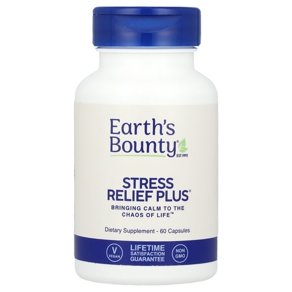 Earth's Bounty Stress Relief Plus - 60 Vcaps