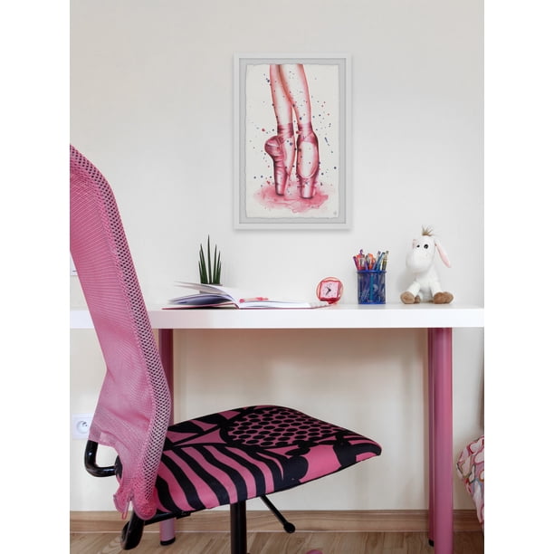 Marmont Hill Dancing Ballet Shoes Framed Wall Art, 30.00