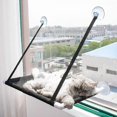 thumbnail image 1 of Hamac pour Chat Siège de Fenêtre Lit de Chat Durable Siège de Fenêtre Stable pour Bronzage Siège de Fenêtre pour Chats jusqu'à 10 kg Ventouses Fortes, 1 of 5