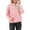 A-Pink, variant on ZHOGXU Women's Casual Pullover With Pocket Zip Up Solid Color Long Sleeve Comfortable Stylish Sweatshirts For Daily Wear,Black,L